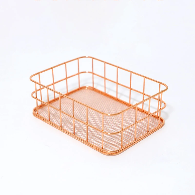 Title 2, Desktop storage basket to organize your workspa...