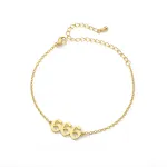 666 Gold Bracelet