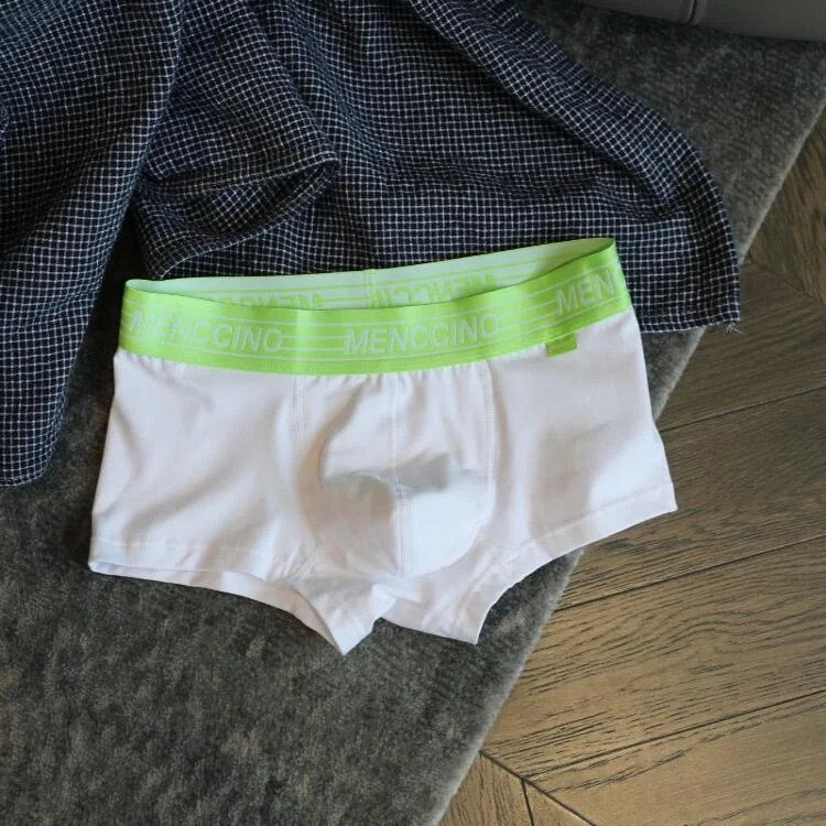 Men's cotton solid color low waist tight underwear provides comfortable support and a sleek fit. Perfect for everyday we — photo 5