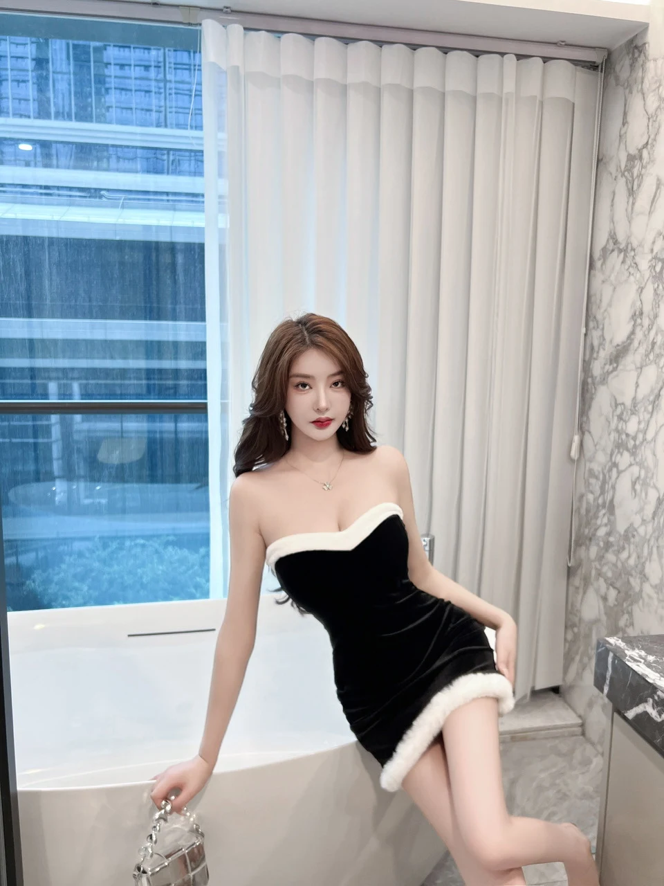 Title 19, Color Contrast Patchwork Gold Velvet Base Narro...