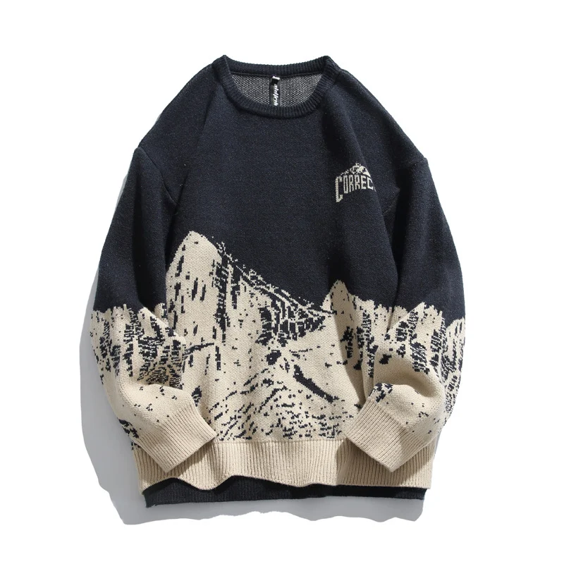 Casaco Suéter Vintage de Moda Masculina — foto 9