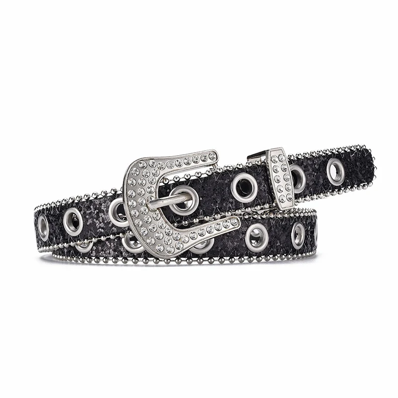 Title 3, Womens Fashion Rhinestone Pin Buckle Decorativ...