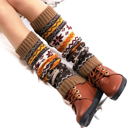 Title 2, Christmas Socks Women Warm Loose Cute Deer