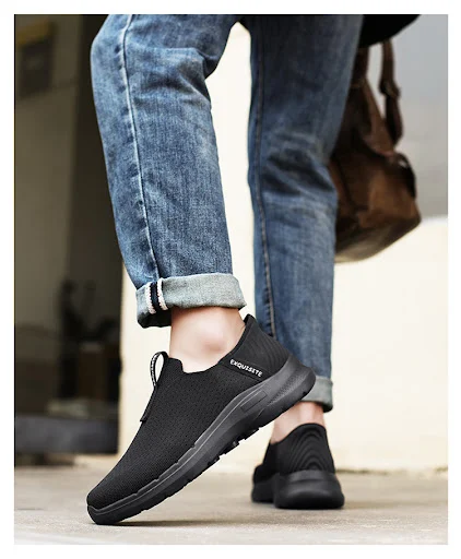 Title 4, Sapatos de malha respirável plus size masculino...