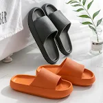 Chinelos grossos de EVA antiderrapantes para homens e mulheres, conforto e segurança em cada passo. Perfeitos para uso diário e em casa. — foto 12