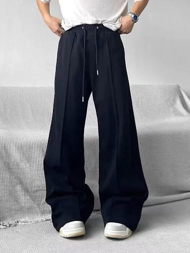 Title 3, Thin Draping Wide-leg Trousers for a flowing, c...