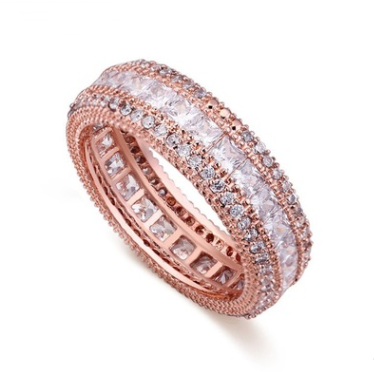 Anel de zircônia micro-incrustada AAA. Brilho intenso, design elegante e duradouro. Perfeito para presentes ou uso diário. — foto 1