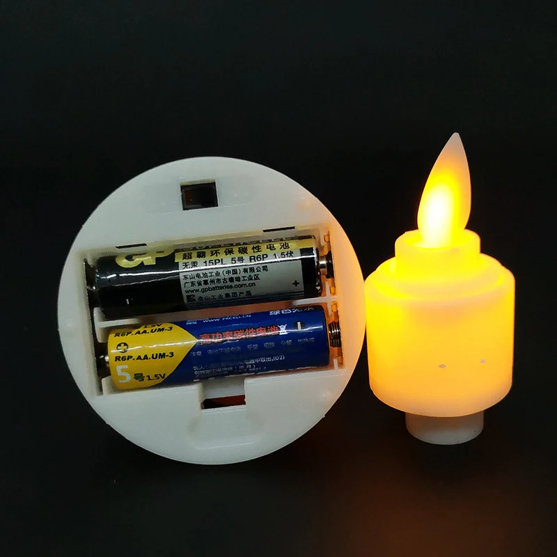 Electronic Candle with Swinging Movement, 6.5cm Bottom, Creates a Warm and Realistic Ambiance, Safe Flameless Alternativ — photo 2