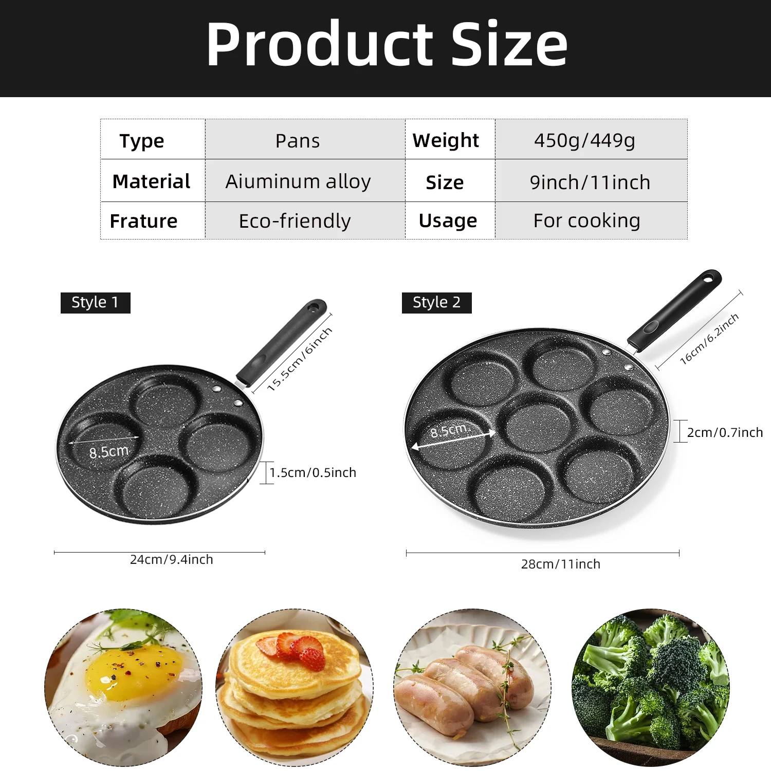 Title 6, Seven Hole Fried Egg Magic Pot Household Omelet...