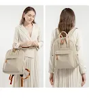Mochila para notebook de 14 polegadas, simples e versátil em tecido Oxford, com grande capacidade para viagens e uso diário. Essencial para o dia a dia. — foto 25