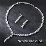White ear clips