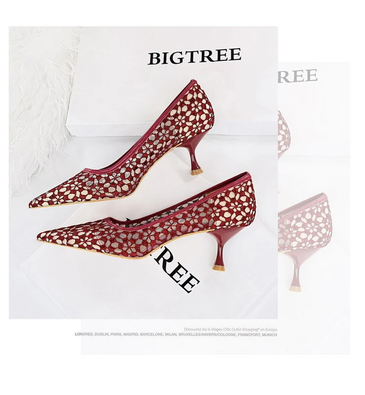 Title 6, Dames stiletto hoge hakken met spitse neus en k...