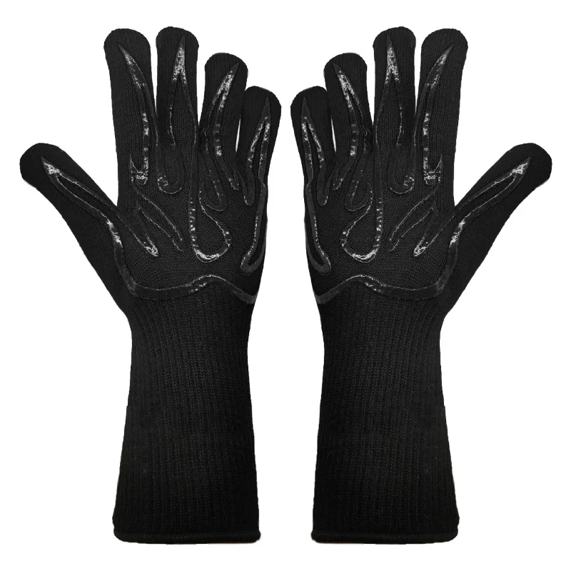 Spot Heat Insulation Oven Gloves for BBQ, Kitchen, Baking. Thick, High Temperature Resistant, Anti-Scald. Microwave & Ov — photo 6