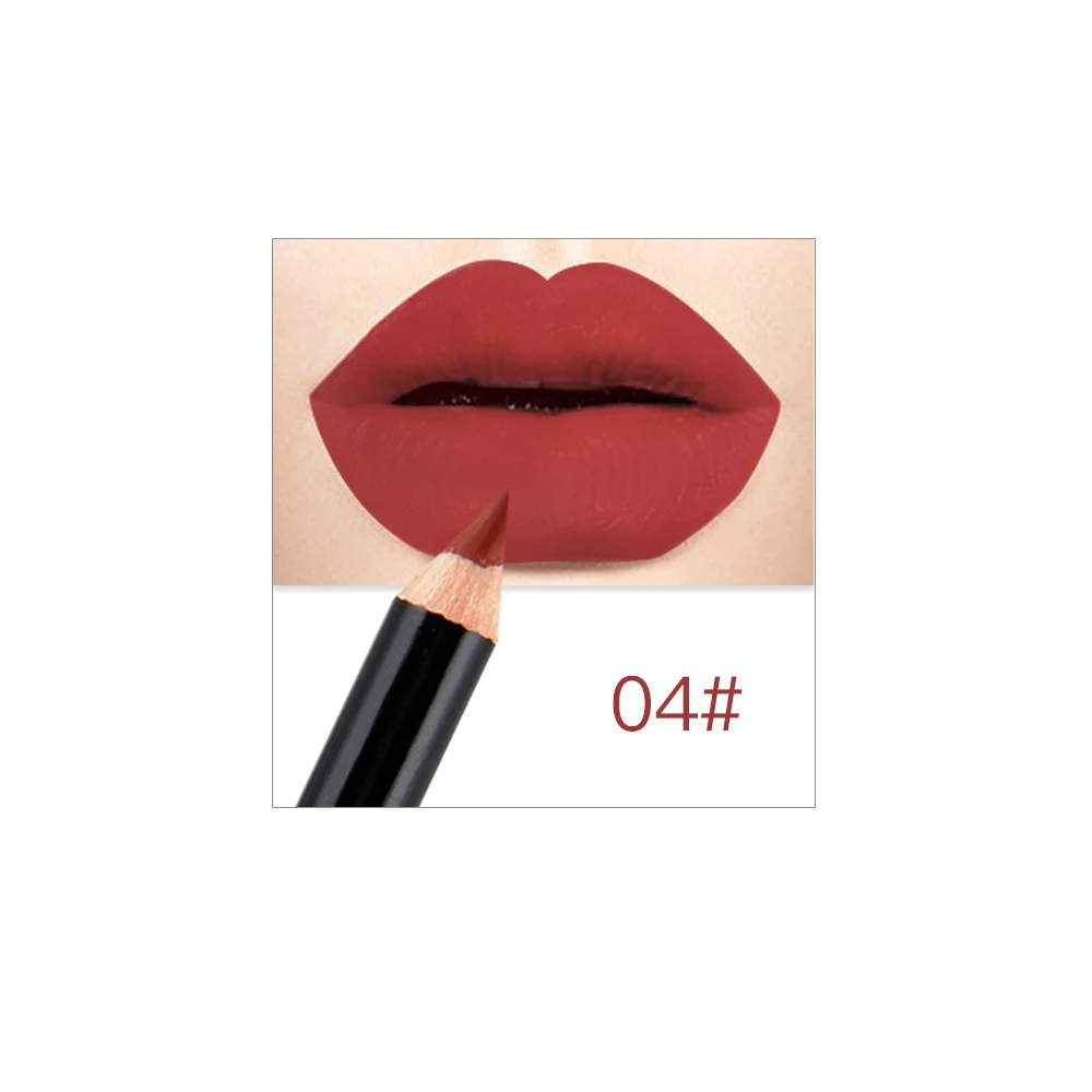 NICEFACE nude matte lipstick pencil for perfect lips. Long-lasting, easy application, intense color, and a natural matte — photo 6