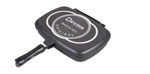 Title 1, Double-sided non-stick frying pan Cook healthy ...