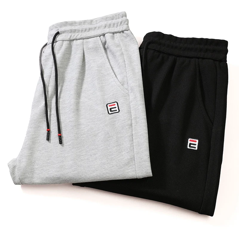 Plus Size Waffle Casual Pants for Youth Fashion Cropped Trousers, comfortable, stylish, perfect for everyday wear and a — photo 4