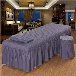Grid Smoked Purple Single Bed