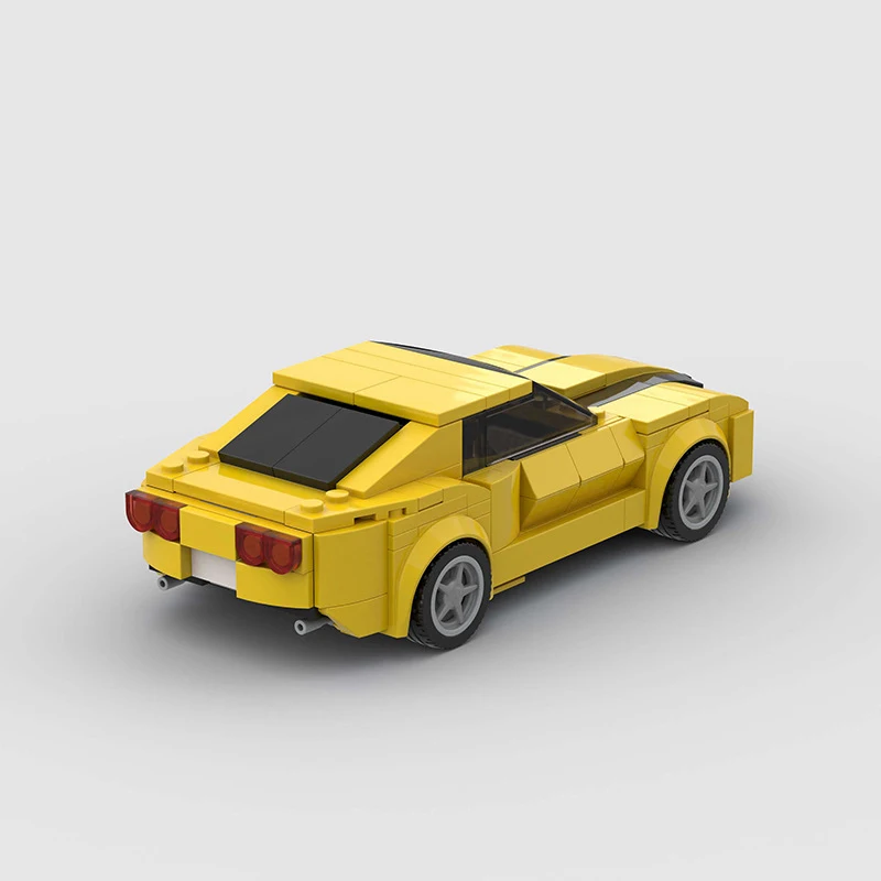 Auto sportiva puzzle piccole particelle per bambini. Gioco di costruzione per stimolare creatività e manualità. Divertimento assicurato. — foto 5
