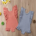 Costume da bagno intero Resort Spa per ragazze. Comfort e stile per le vacanze. Perfetto per spiaggia e piscina, goditi l'estate con questo capo. — foto 3