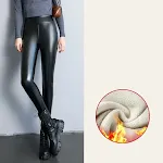 Ženske Kašmir Kožne Pantalone, Udobnost i Luksuz, Savršene za Elegantan Stil, Besprekoran Izgled za Svaku Priliku, Bezvremenski Komad — foto 3
