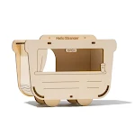 Hamster Special Shelter Wooden Nest Furniture Wooden Room Wooden House Toy Provides a safe and comfortable home and play — photo 3