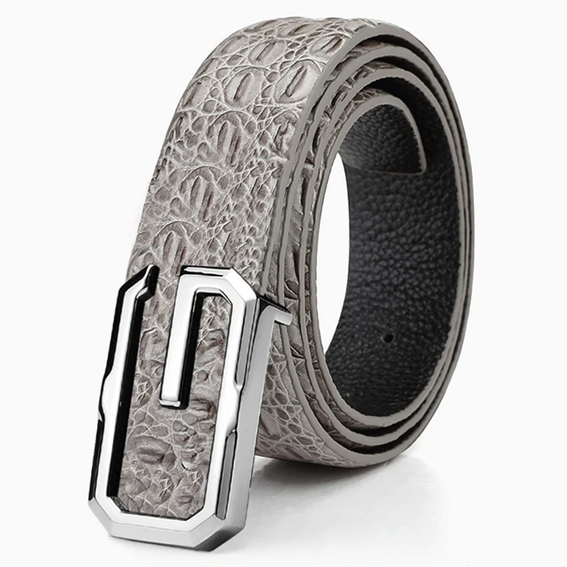 Title 5, Mens First Layer Cowhide Formal Belt Premium L...