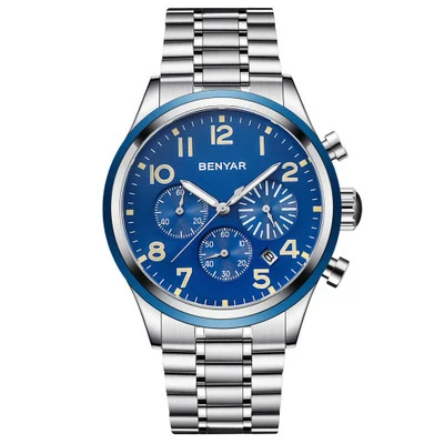 Relógio masculino de quartzo 5138M. Desfrute de estilo e precisão excepcionais. Design elegante, movimento de quartzo confiável e perfeito para o uso diário. — foto 4