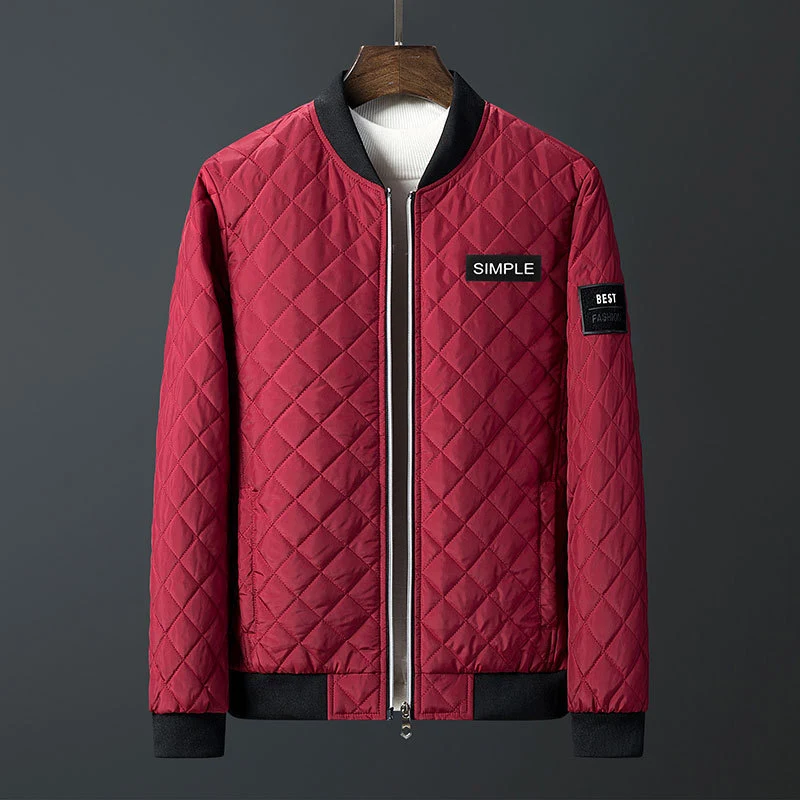 Men's Padded Jacket New Slim Fit Winter Coat Warm Lightweight Padded Jacket Men's Winter Slim Padded Jacket Warm — photo 4