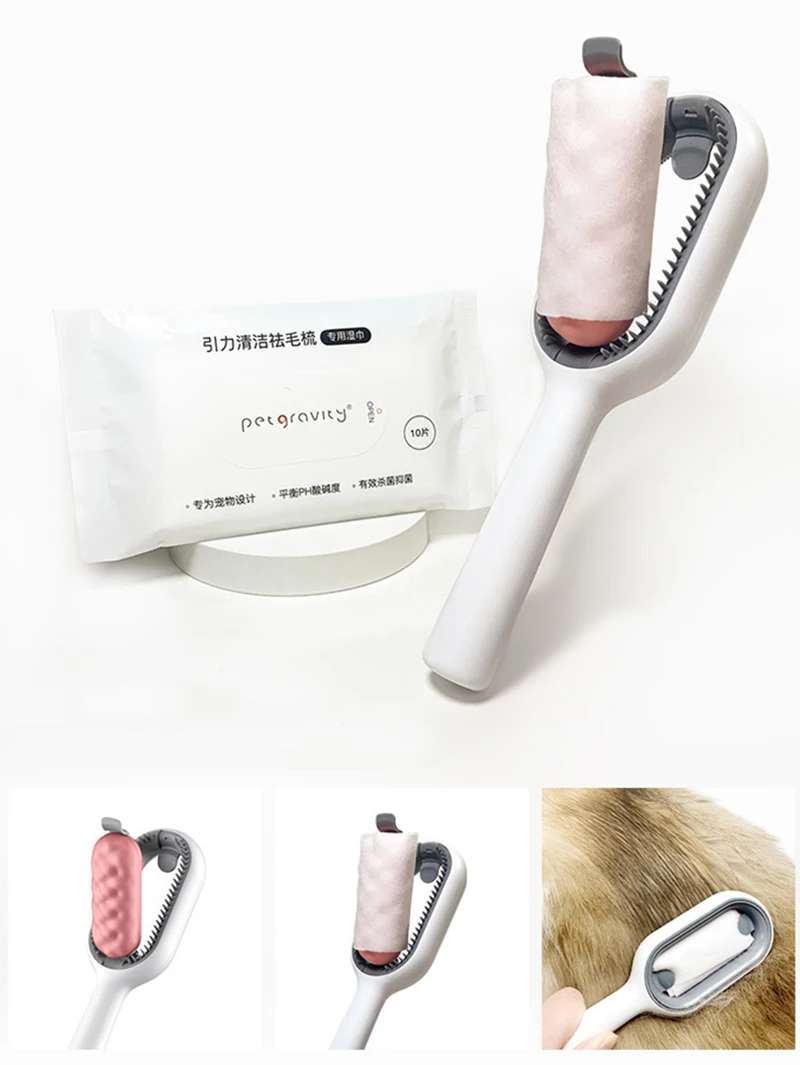 Title 3, Double Sided Hair Removal Brushes for Cat Dog P...