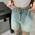 Amerikaanse Retro Casual Dames Denim Shorts – De perfecte zomer essentials. Comfortabel, stijlvol en ideaal voor een relaxte look. — foto 1