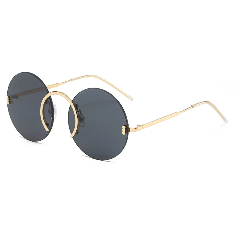 European and American Fashion Modern Round Frame Glasses. Stylish eyewear for clear vision and a contemporary look, blen — photo 14