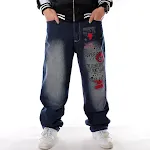 Plus Size Hip-hop Jeans Heren — foto 4