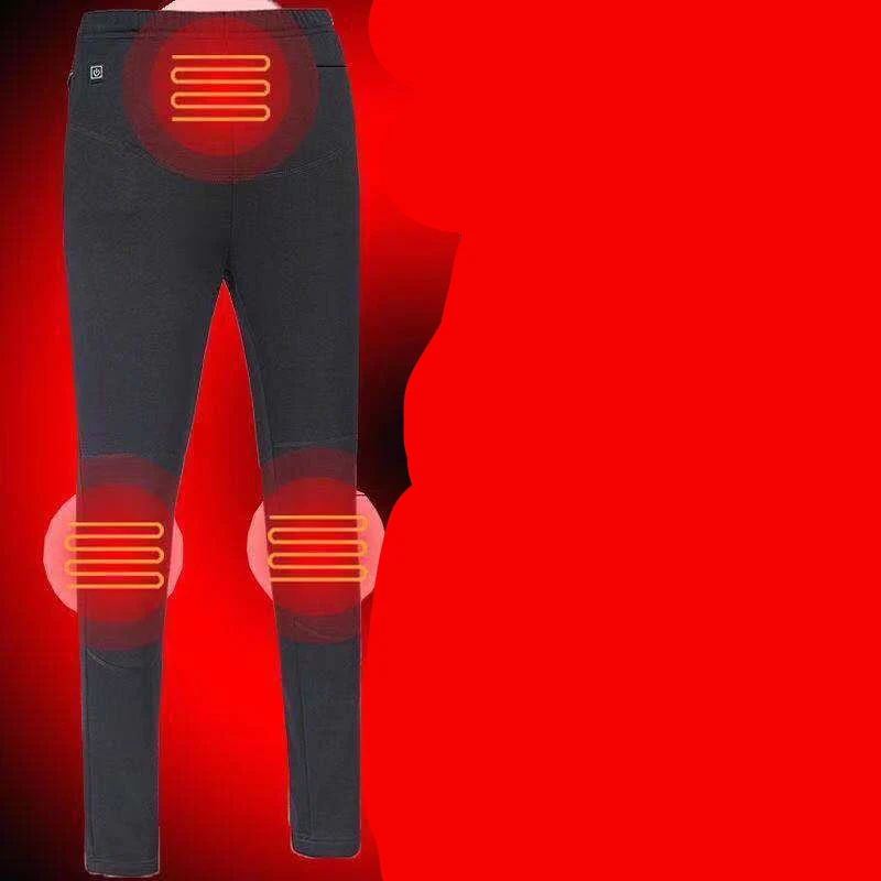 USB Elektrisch Verwarmde Casual Broek Pluche — foto 1