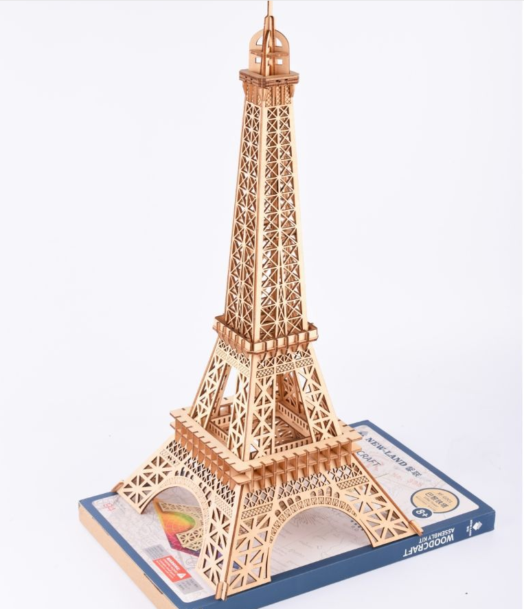 Title 2, Little Paris Tower 3D Wooden Model Jigsaw Puzzl...