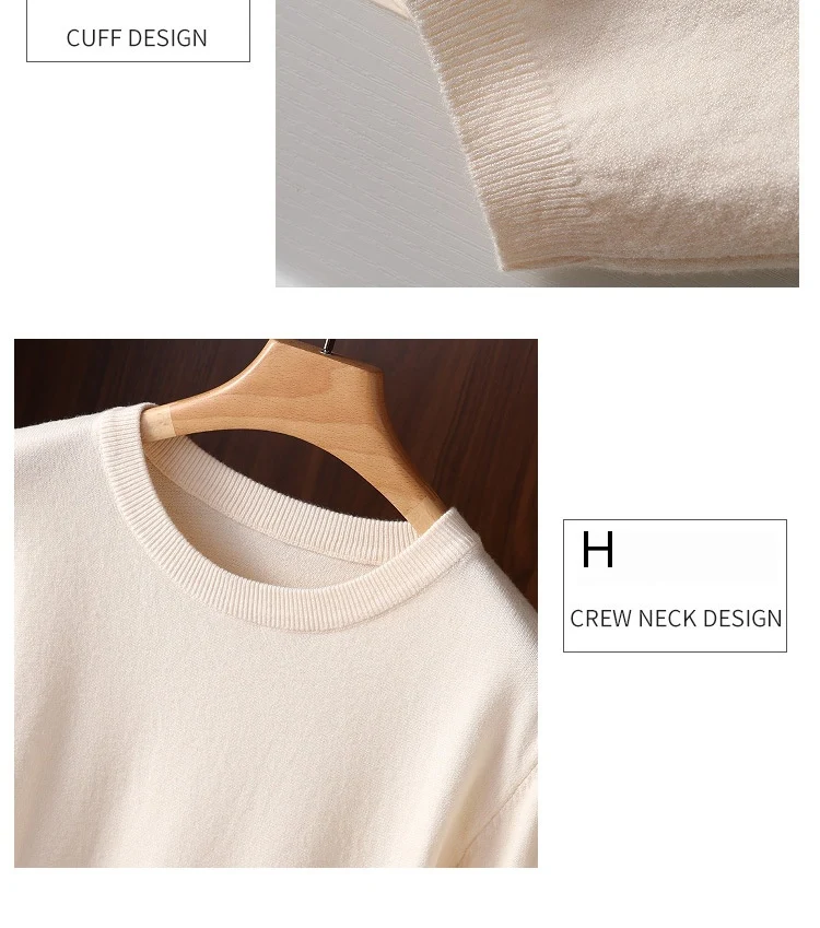 Summer short sleeve men's round neck thin casual T-shirt knitwear, breathable and comfortable for everyday wear in warm — photo 3