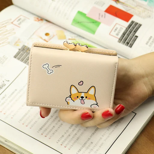 Title 3, Cute Japanese Girl Heart Coin Purse Korean Smal...