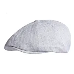 Men's and Women's British Retro Octagonal Beret Classic Hat Versatile and Stylish Perfect for a Vintage and Fashionable — photo 2