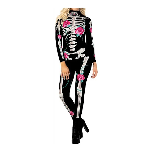 Title 13, Halloween Skull Funny Slim Fit Bodysuit. Perfec...