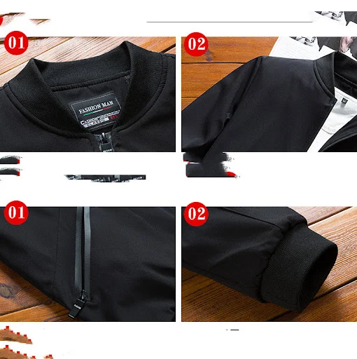 Title 3, Jaqueta Plus Size de Poliéster Masculina Confor...