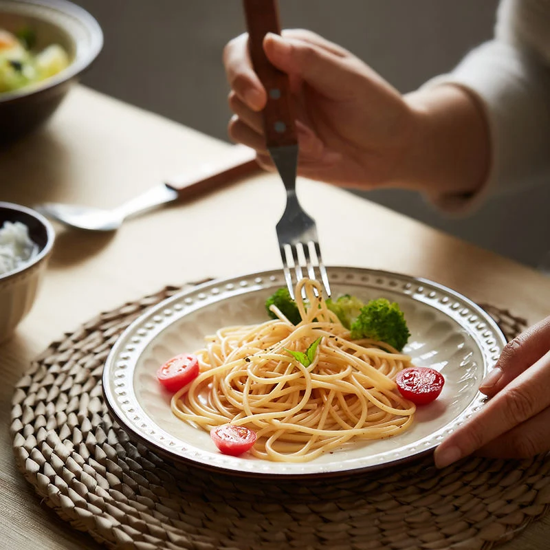 Title 5, Simple Ceramic Dish and Tableware Combination f...