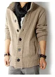 Suéteres masculinos para outono e inverno, novos cardigans, perfeitos para o clima frio, conforto e estilo, mantenha-se aquecido e elegante. — foto 7