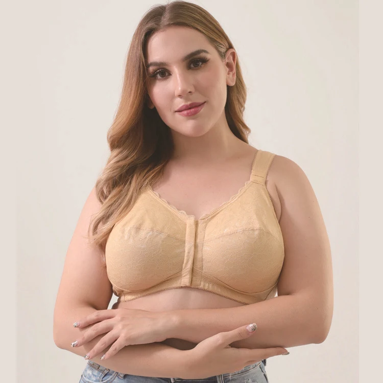 Title 1, New Large Size Bra Push Up Thin Front Button Un...