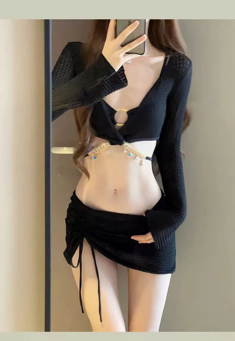 Women's Bikini Swimsuit Hot Spring Split Stylish and Comfortable Perfect for Summer Relaxation and Hot Spring Enjoyment — photo 5