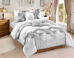 Jogo de cama artístico abstrato com tinta, capa de edredom e fronha, sem lençol, AliExpress e Amazon, venda quente, design moderno. — foto 3