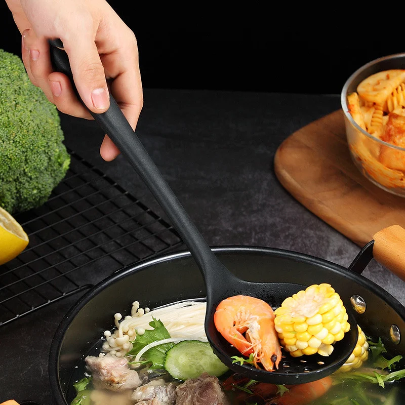 Silicone Cutlery Set Non-stick Kitchen Tool Set. Heat-resistant cooking tools for scratch-free use in pots and pans, per — photo 2