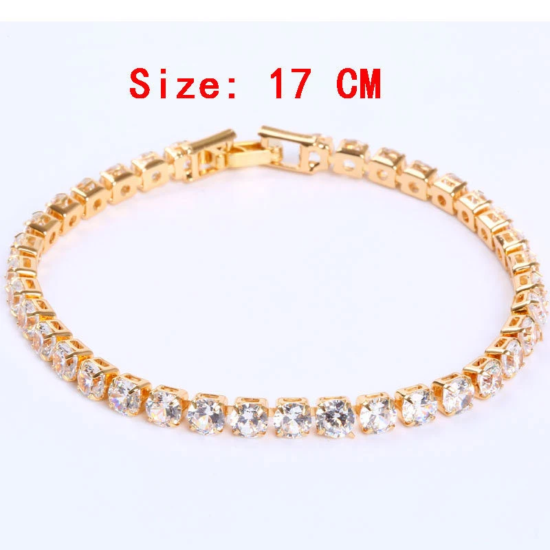 Pulseira Zircon Gang Drill Simples. Adicione brilho e sofisticação ao seu dia a dia com este acessório elegante e fácil de usar. — foto 12