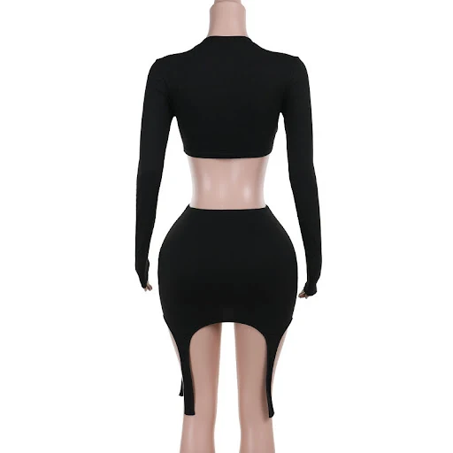 Title 7, Conjunto Vestido Verão "Street Hot Girl" Person...