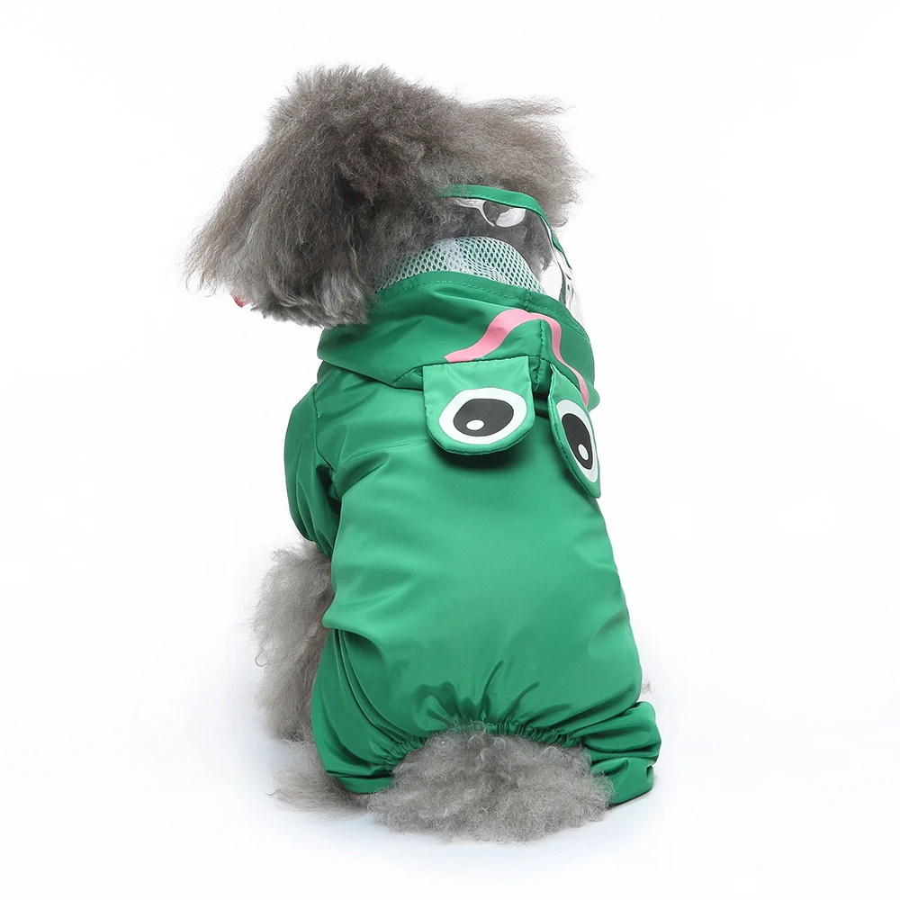 Pet Sound Four-legged Reflective Dog Raincoat, Patterned, Four Seasons Universal. Keep your dog dry, safe and visible in — photo 2