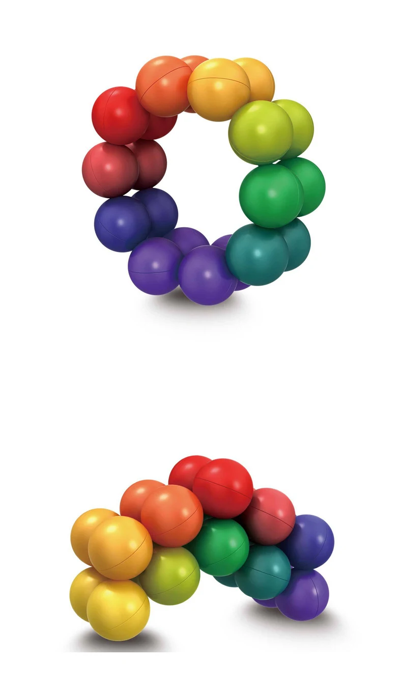 Title 5, Bola de descompressão quebra-cabeça Cubo 3D Lib...
