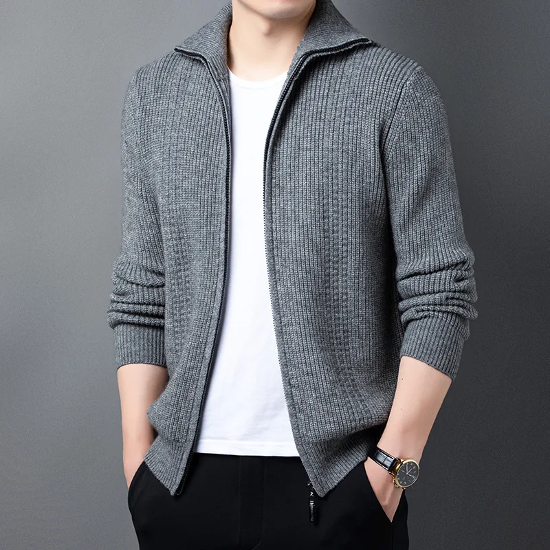 Spring And Autumn New Casual Men's Outerwear Sweater Comfortable and Stylish Everyday Wear Versatile Design for Spring a — photo 1